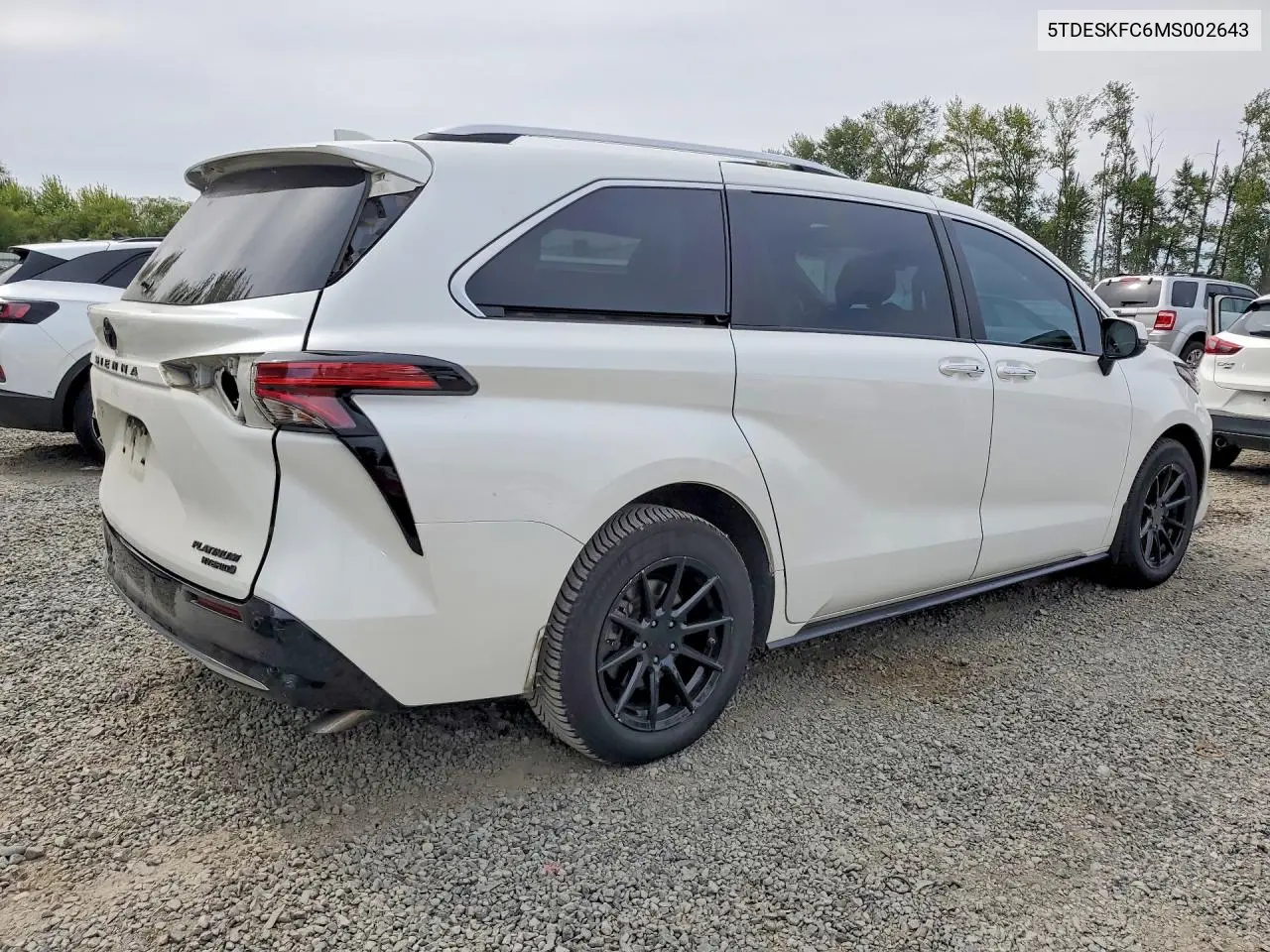 2021 Toyota Sienna Platinum 7-Passenger VIN: 5TDESKFC6MS002643 Lot: 62059086