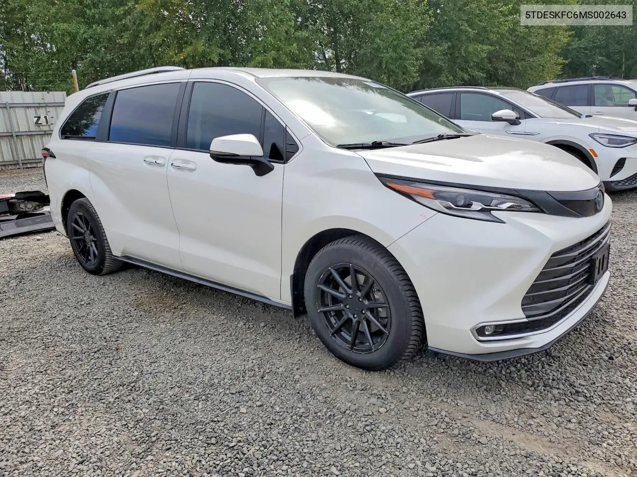2021 Toyota Sienna Platinum 7-Passenger VIN: 5TDESKFC6MS002643 Lot: 62059086