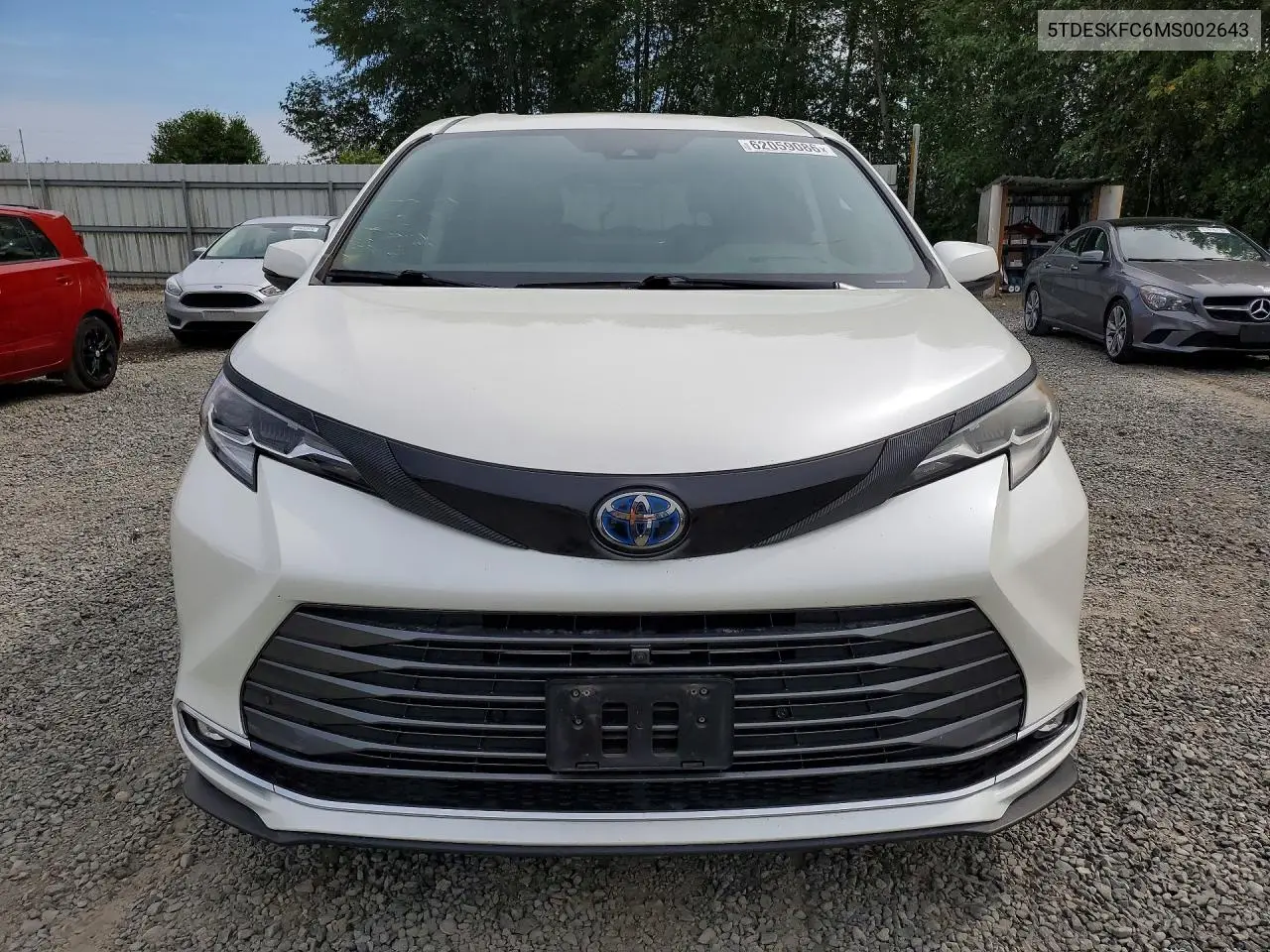 2021 Toyota Sienna Platinum 7-Passenger VIN: 5TDESKFC6MS002643 Lot: 62059086