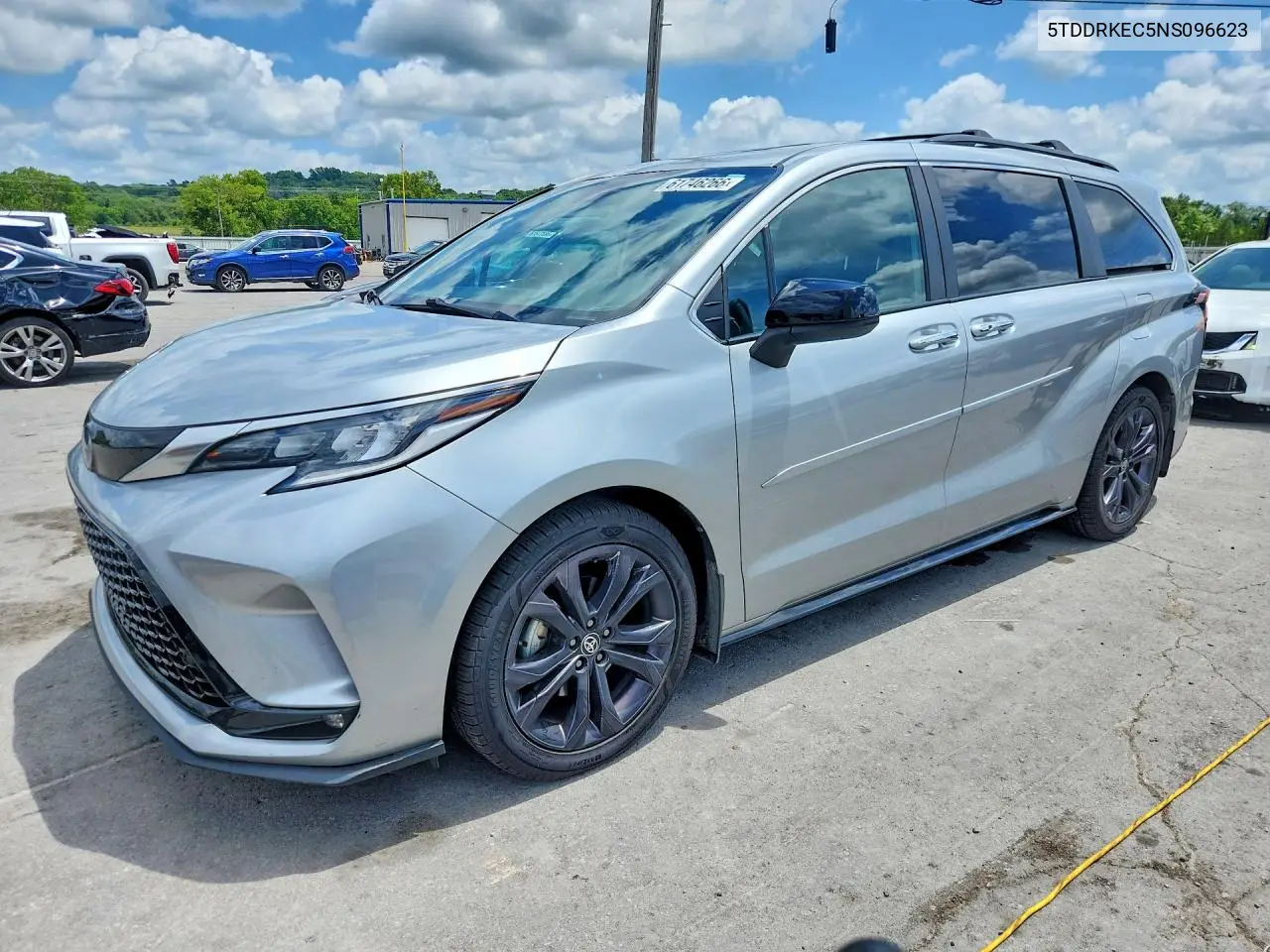 2022 Toyota Sienna Xse VIN: 5TDDRKEC5NS096623 Lot: 61746266