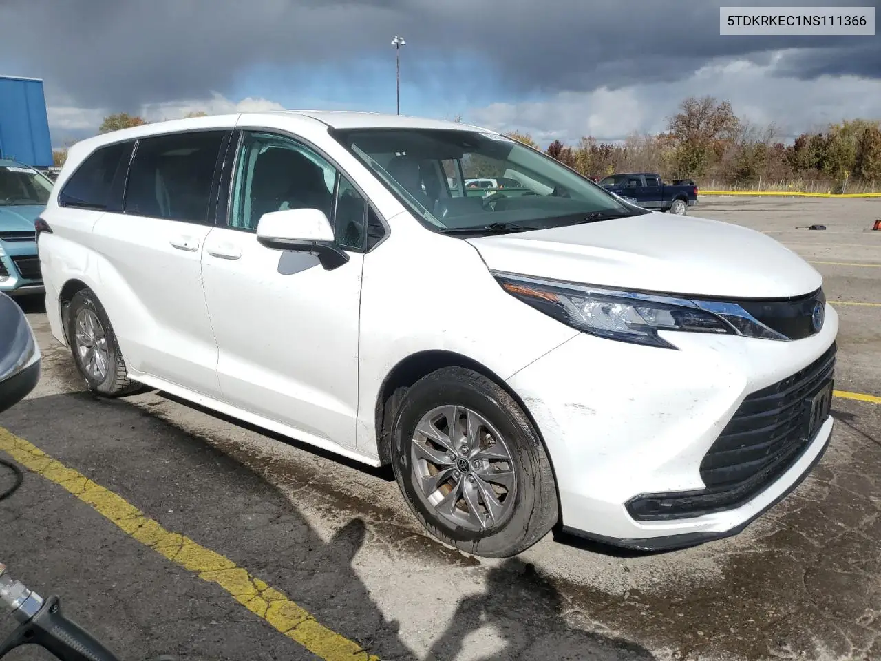 5TDKRKEC1NS111366 2022 Toyota Sienna Le