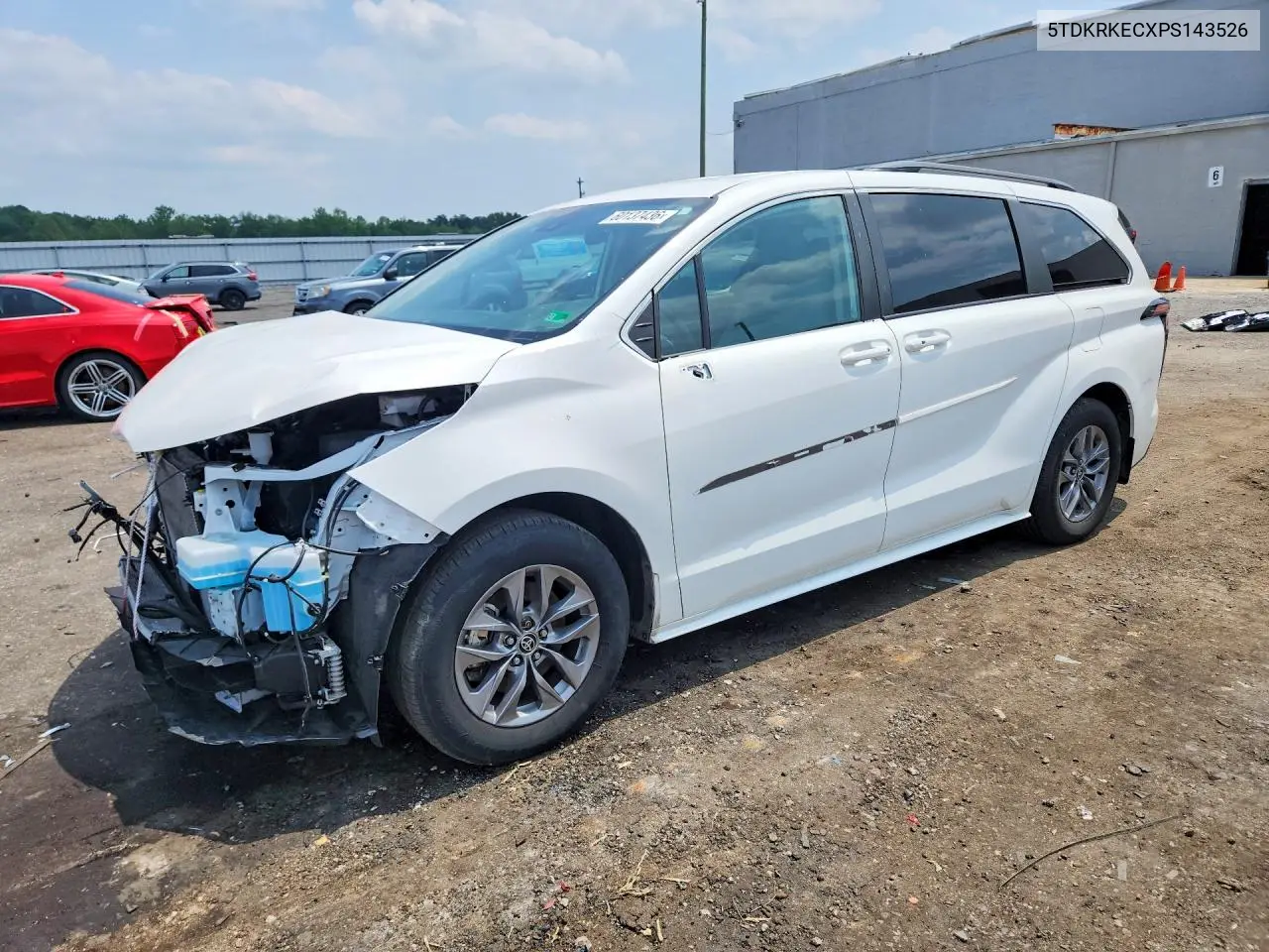 2023 Toyota Sienna Le VIN: 5TDKRKECXPS143526 Lot: 60137436