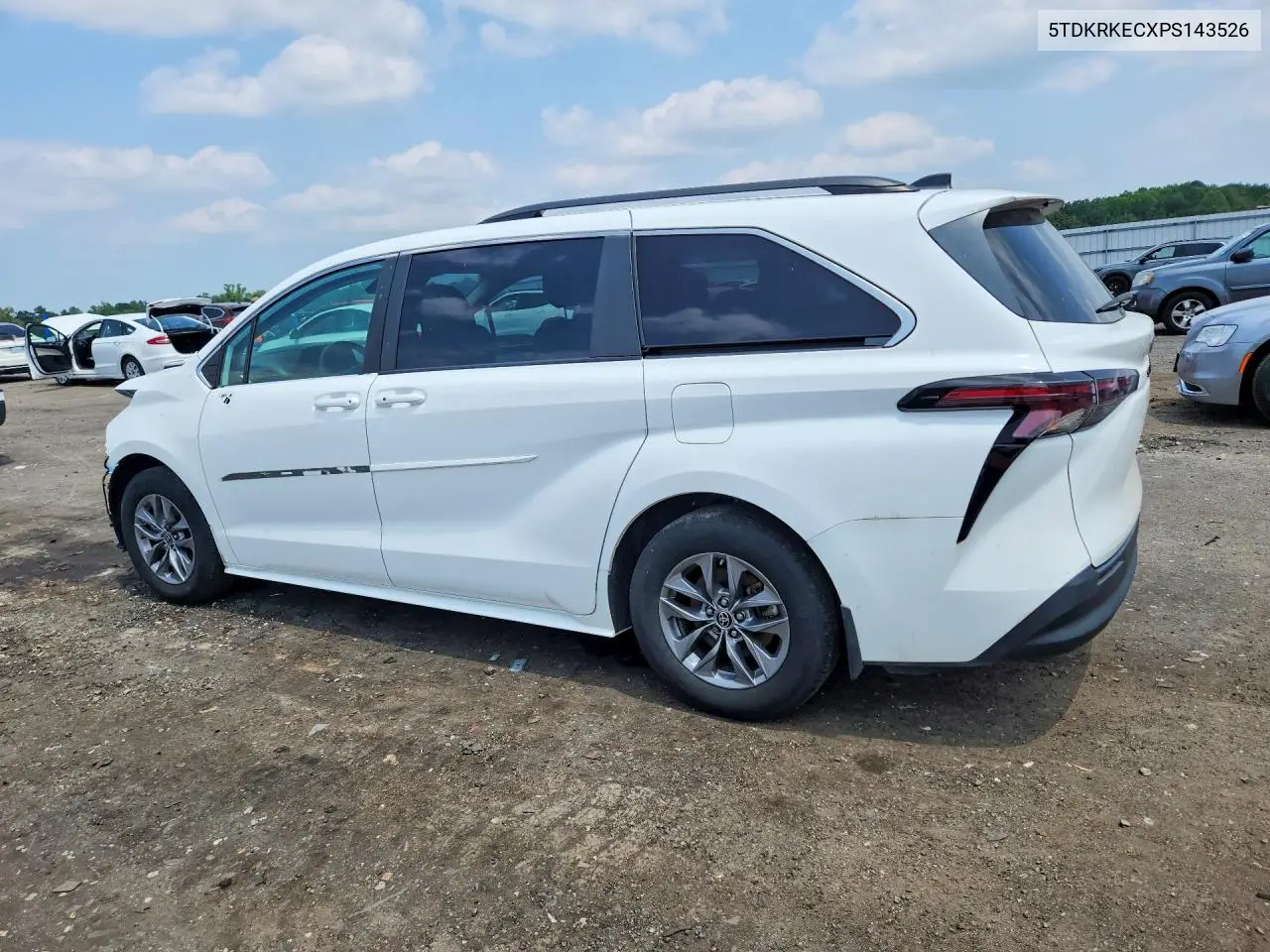 2023 Toyota Sienna Le VIN: 5TDKRKECXPS143526 Lot: 60137436