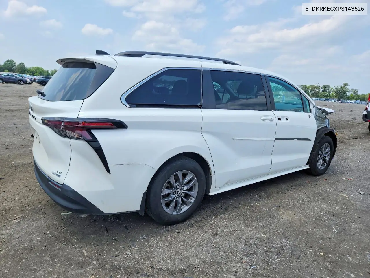 2023 Toyota Sienna Le VIN: 5TDKRKECXPS143526 Lot: 60137436