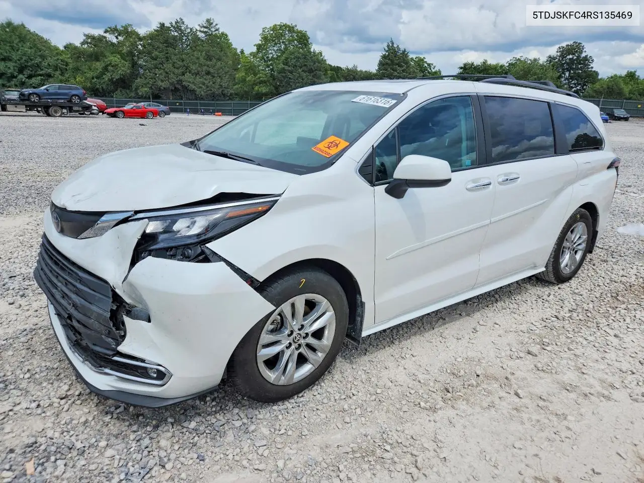 2024 Toyota Sienna Xle 7-Passenger VIN: 5TDJSKFC4RS135469 Lot: 61616316