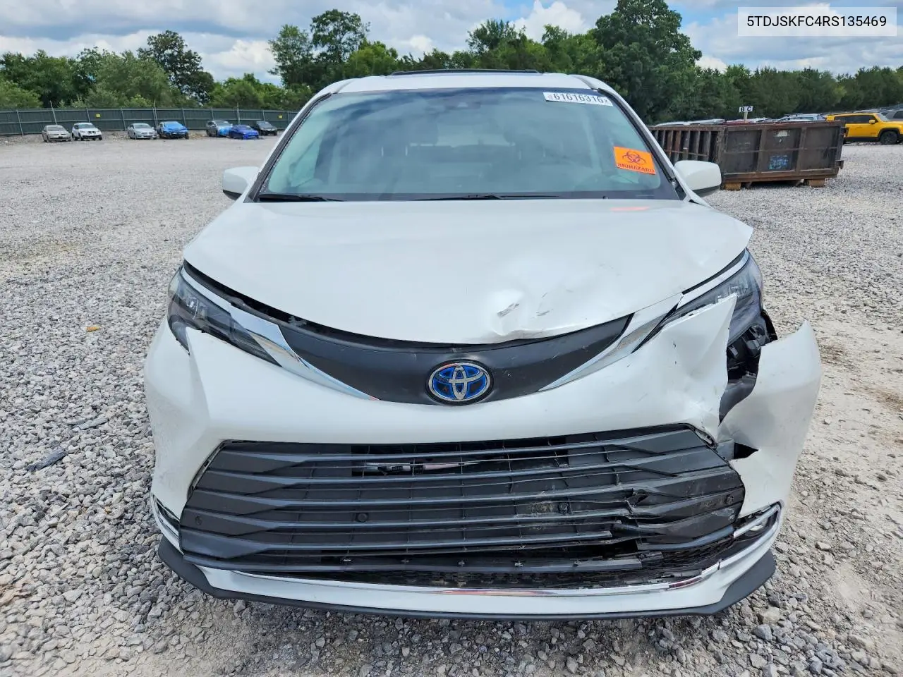 2024 Toyota Sienna Xle 7-Passenger VIN: 5TDJSKFC4RS135469 Lot: 61616316