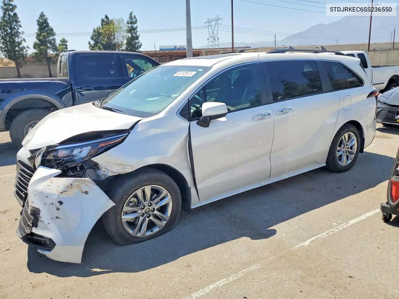 2025 Toyota Sienna Xle 7-Passenger VIN: 5TDJRKEC6SS236550 Lot: 58152076