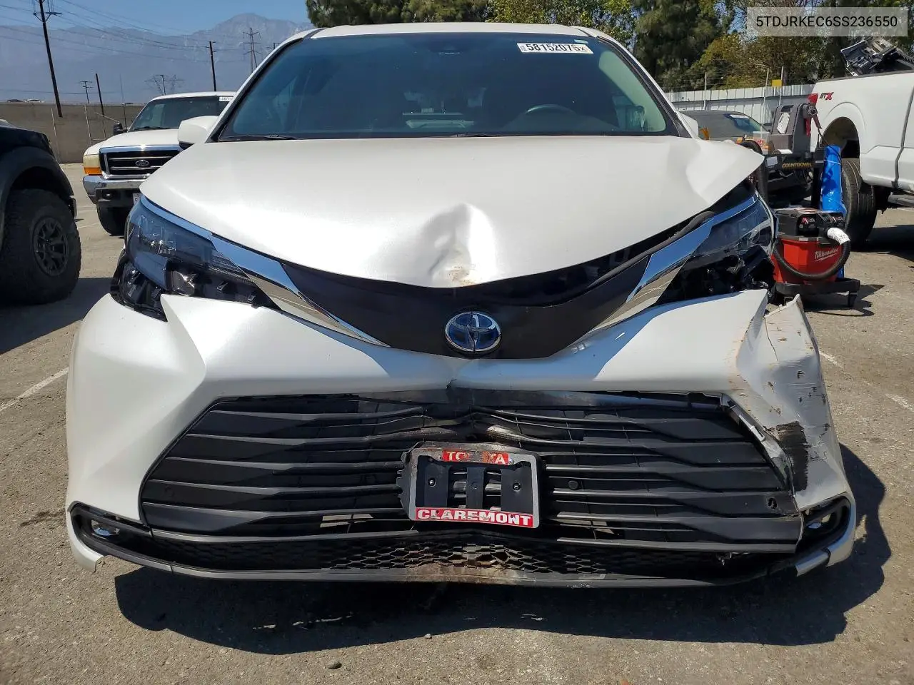 2025 Toyota Sienna Xle 7-Passenger VIN: 5TDJRKEC6SS236550 Lot: 58152076