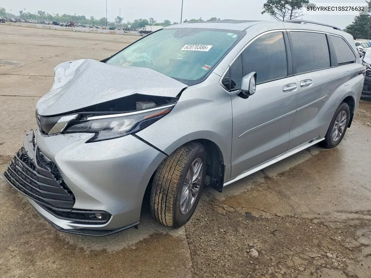 2025 Toyota Sienna Xle 8-Passenger VIN: 5TDYRKEC1SS276632 Lot: 62070386