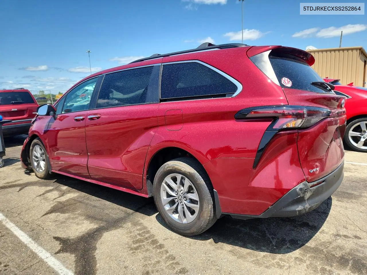 2025 Toyota Sienna Xle 7-Passenger VIN: 5TDJRKECXSS252864 Lot: 62312716