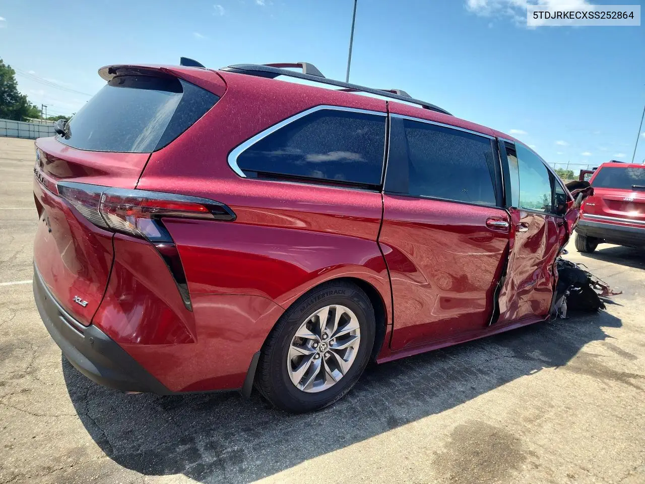 2025 Toyota Sienna Xle 7-Passenger VIN: 5TDJRKECXSS252864 Lot: 62312716