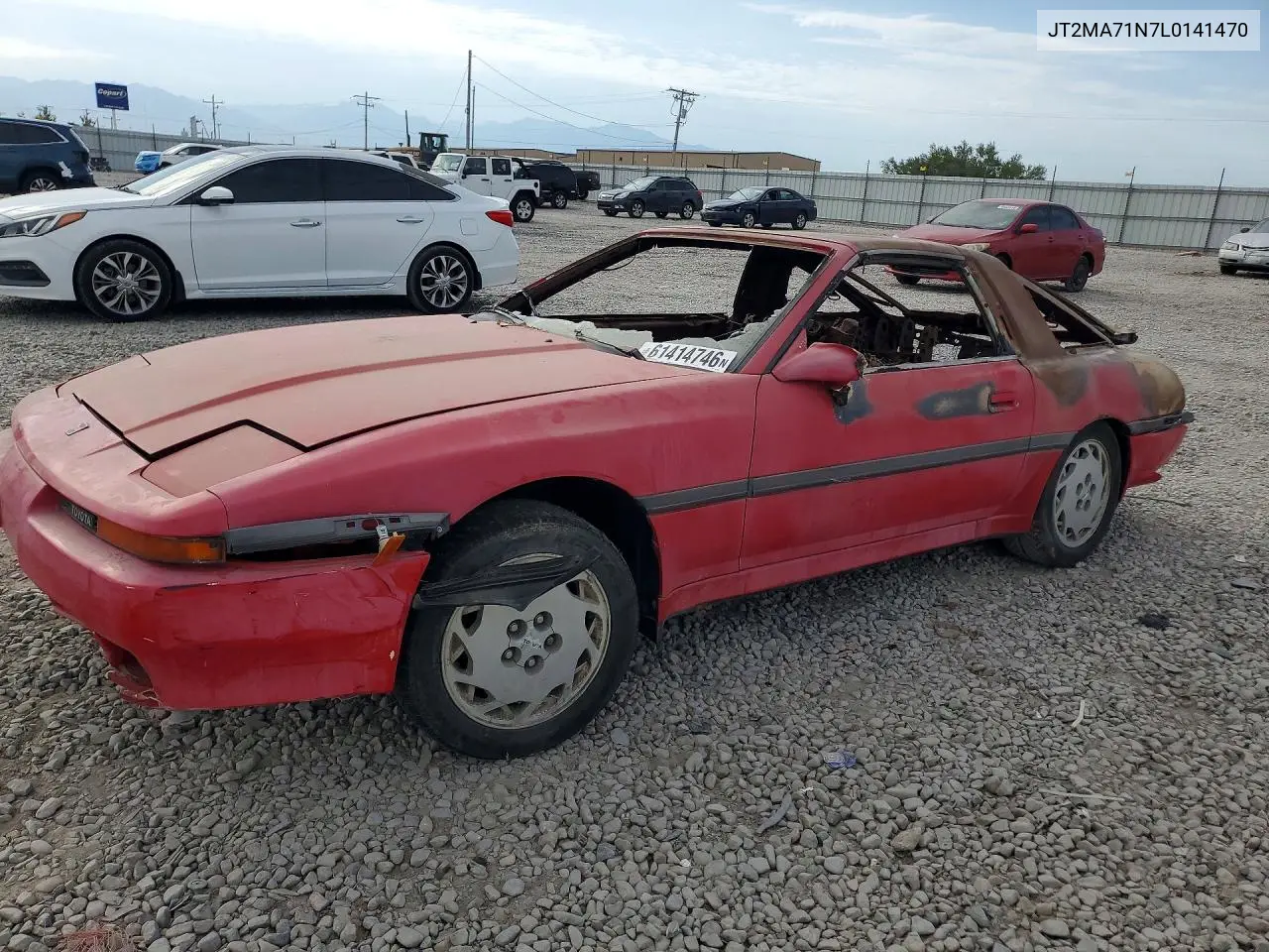1990 Toyota Supra Sport Roof VIN: JT2MA71N7L0141470 Lot: 61414746