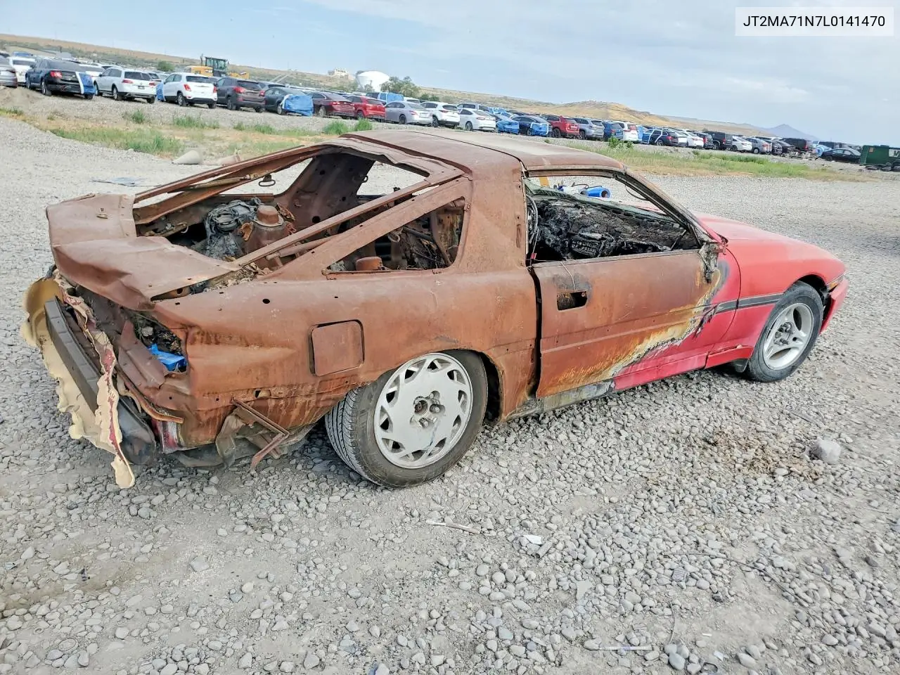 1990 Toyota Supra Sport Roof VIN: JT2MA71N7L0141470 Lot: 61414746