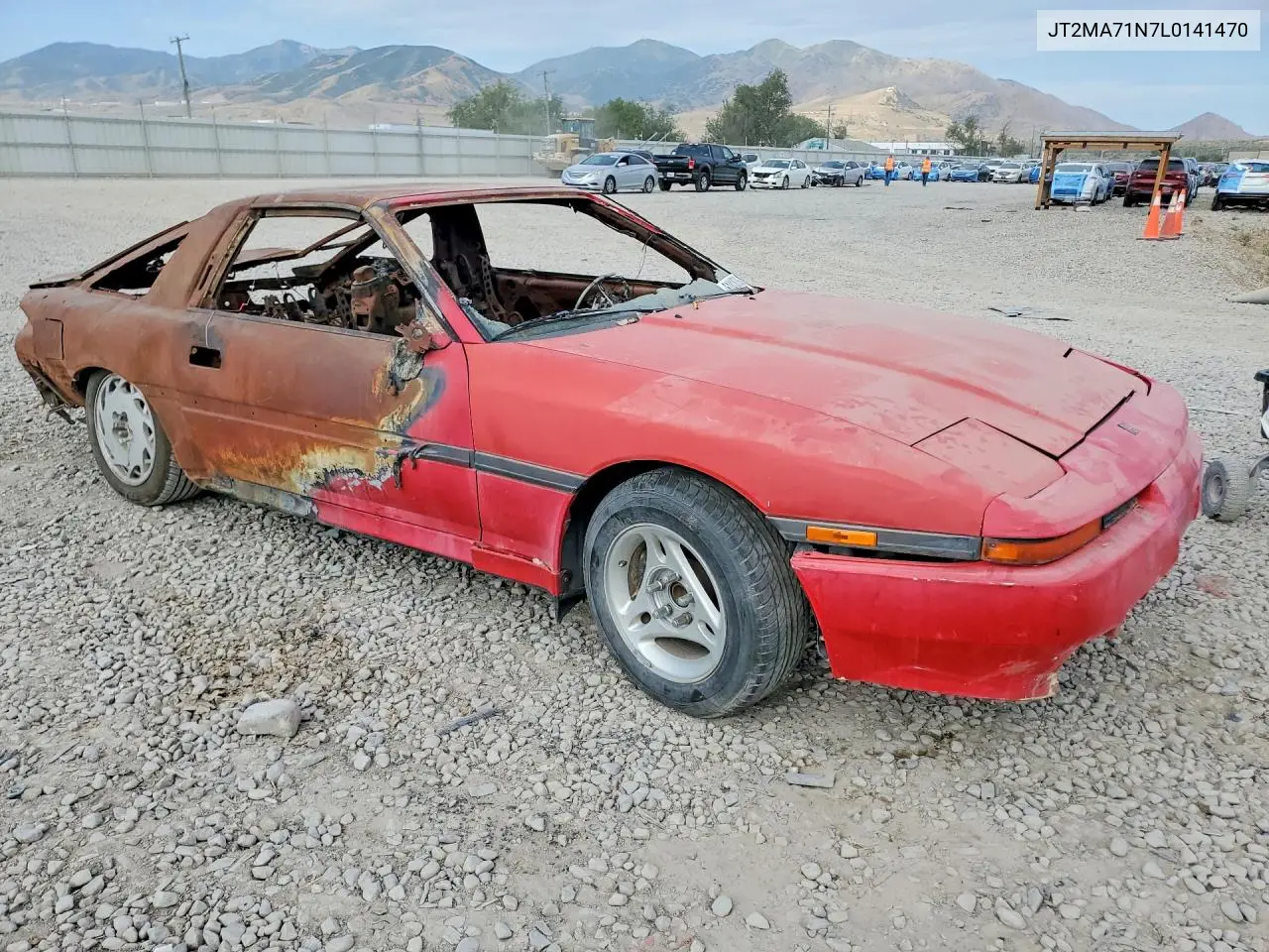 1990 Toyota Supra Sport Roof VIN: JT2MA71N7L0141470 Lot: 61414746