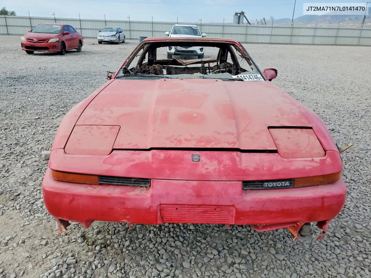 1990 Toyota Supra Sport Roof VIN: JT2MA71N7L0141470 Lot: 61414746