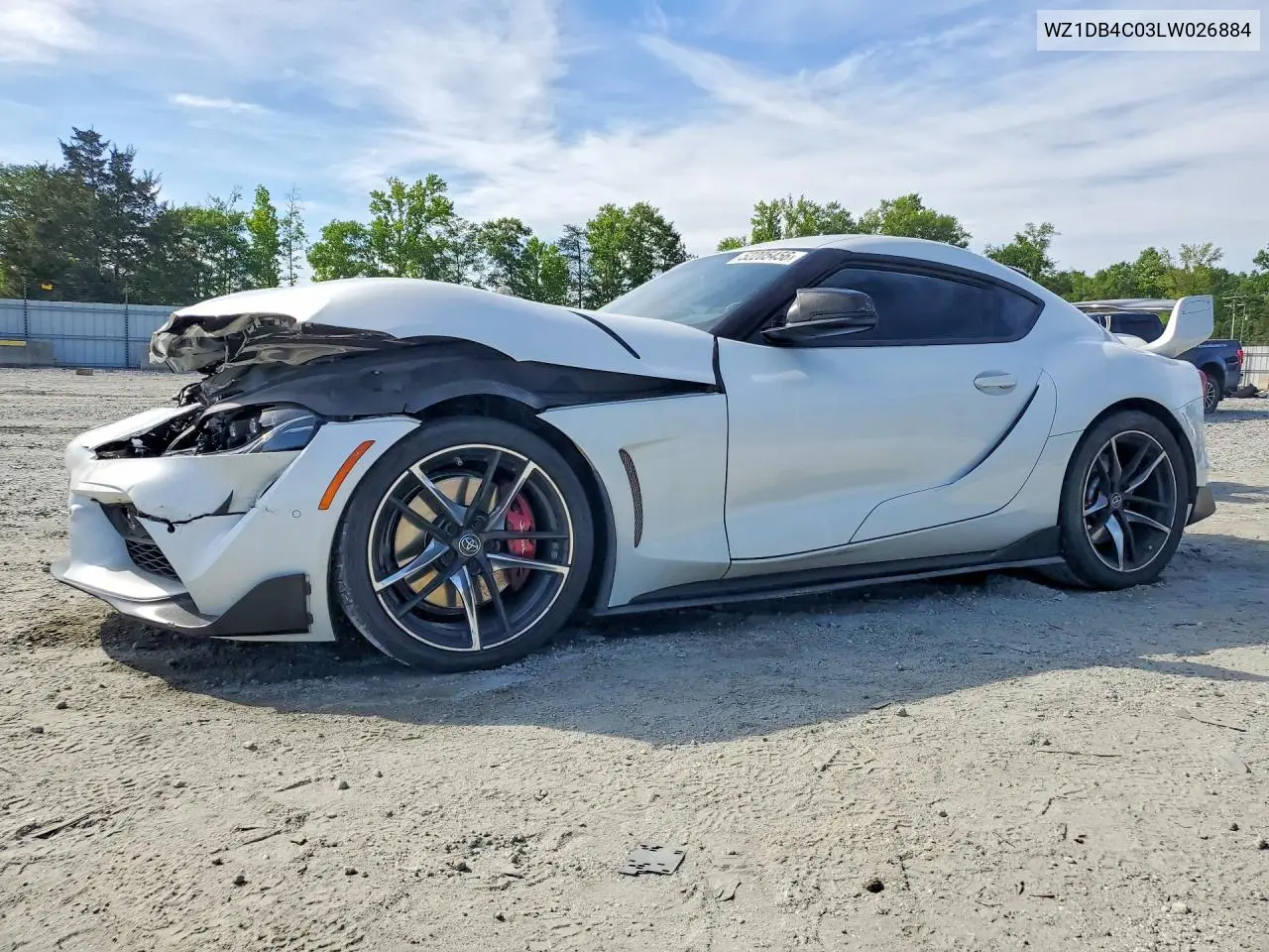 2020 Toyota Gr Supra 3.0 Premium VIN: WZ1DB4C03LW026884 Lot: 52205456