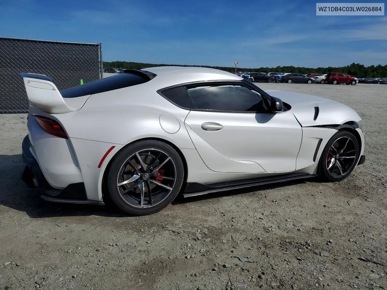 2020 Toyota Gr Supra 3.0 Premium VIN: WZ1DB4C03LW026884 Lot: 52205456