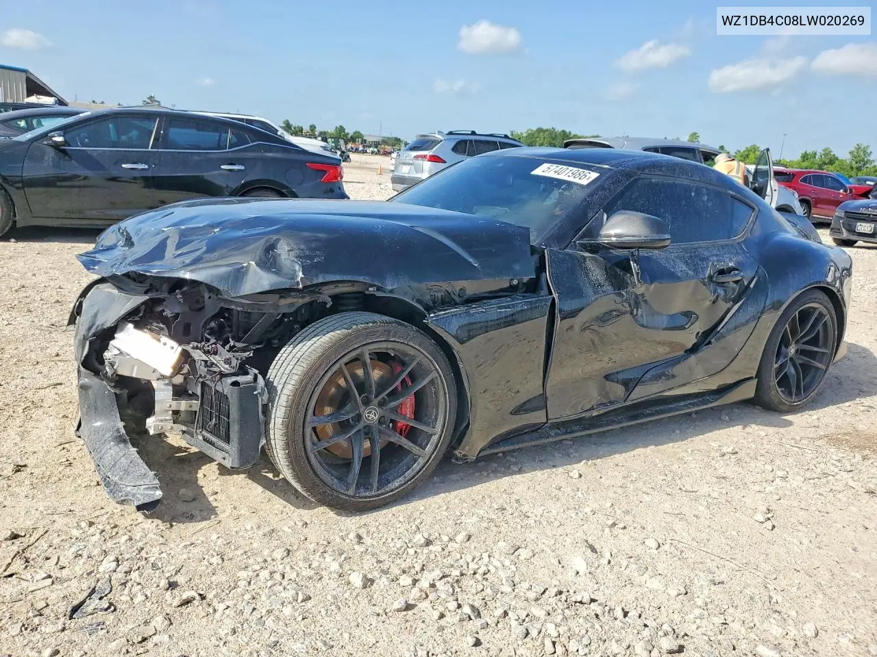 2020 Toyota Gr Supra Launch Edition VIN: WZ1DB4C08LW020269 Lot: 57401986