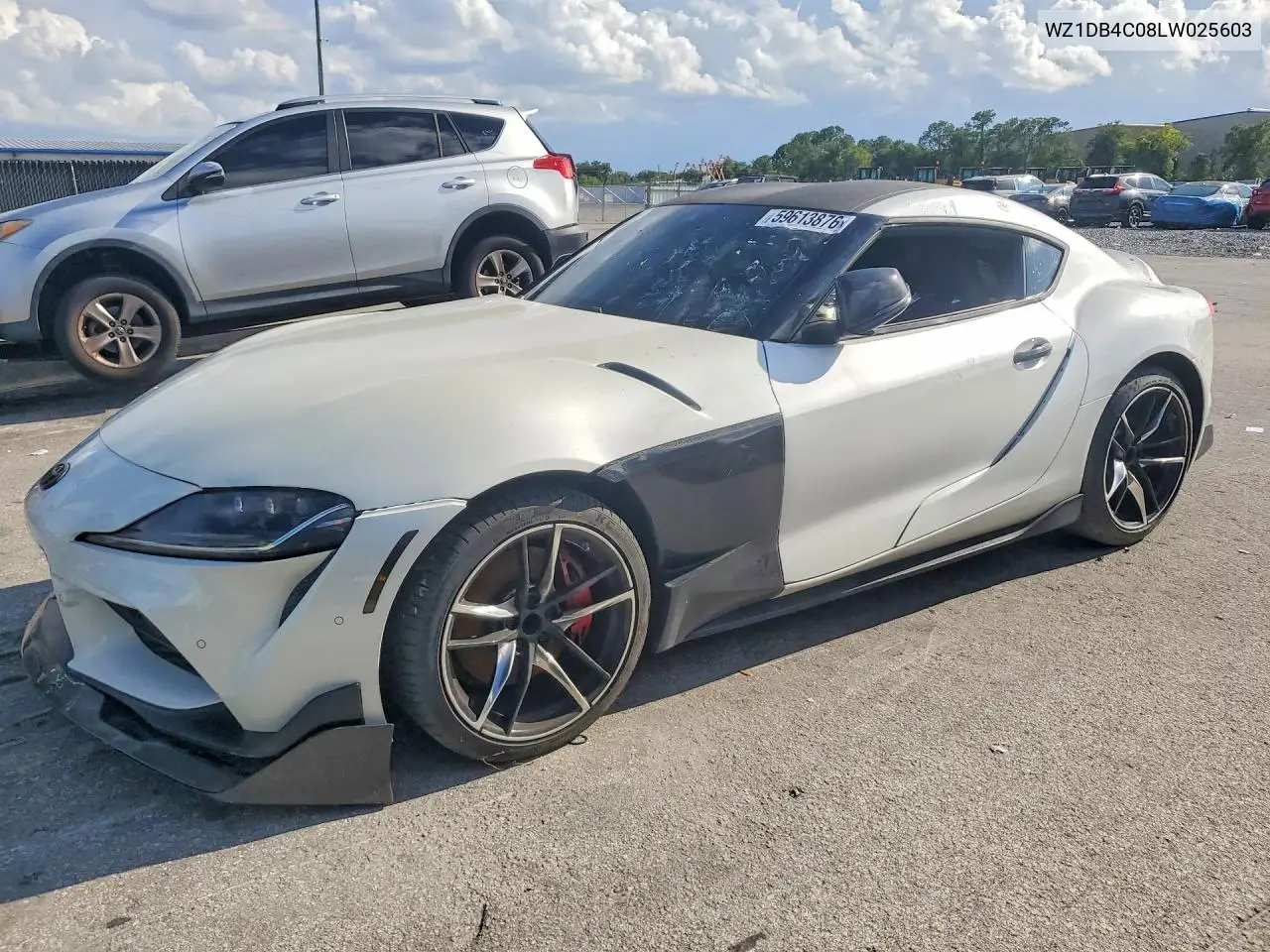 2020 Toyota Gr Supra 3.0 Premium VIN: WZ1DB4C08LW025603 Lot: 59613876