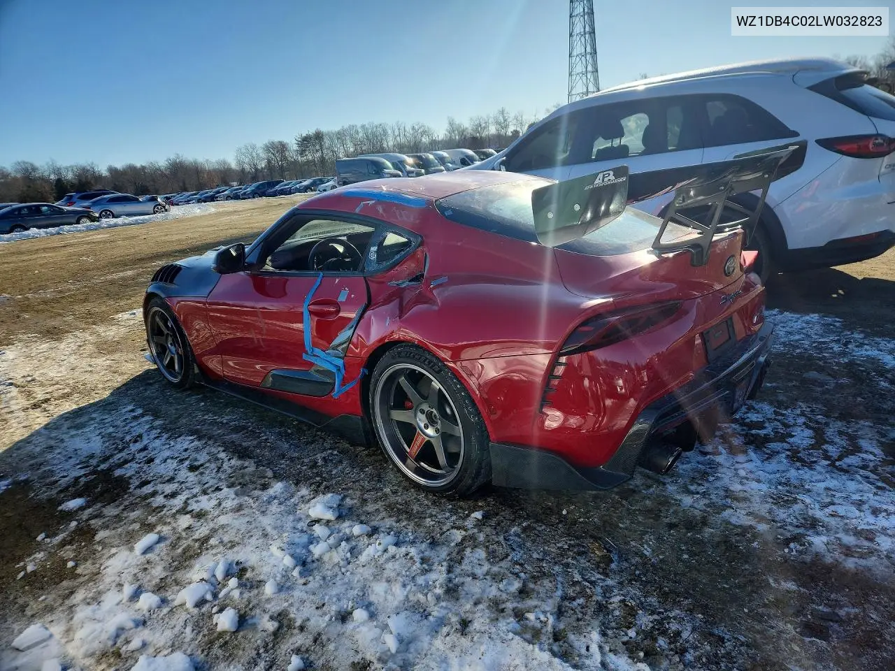 2020 Toyota Supra Base VIN: WZ1DB4C02LW032823 Lot: 61379396