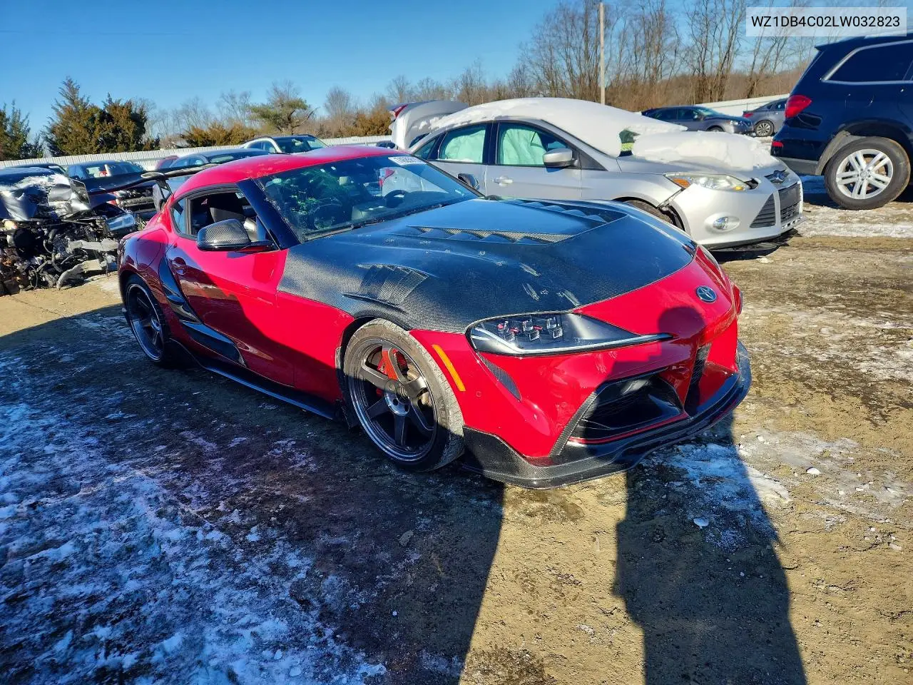 2020 Toyota Supra Base VIN: WZ1DB4C02LW032823 Lot: 61379396