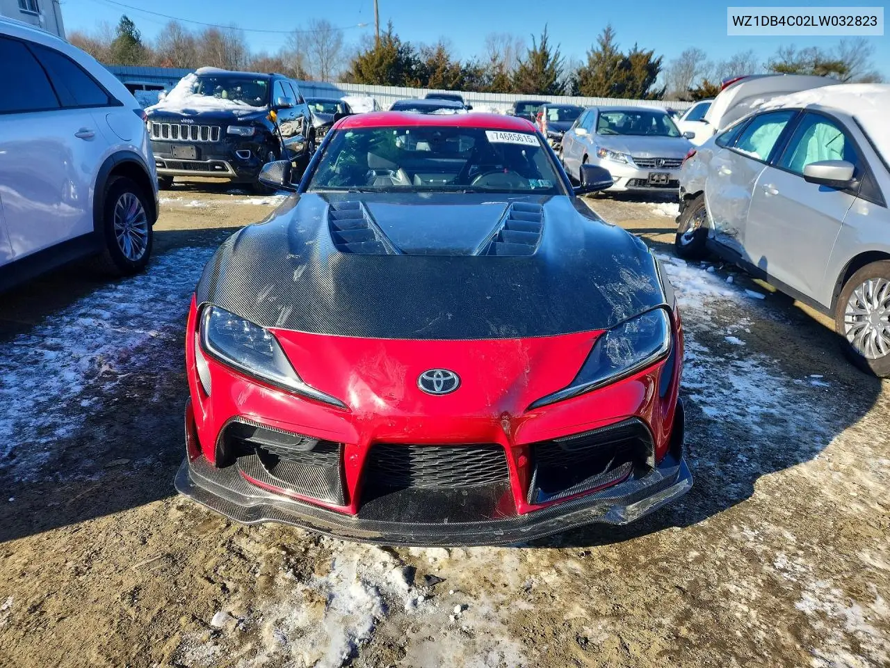 2020 Toyota Supra Base VIN: WZ1DB4C02LW032823 Lot: 61379396
