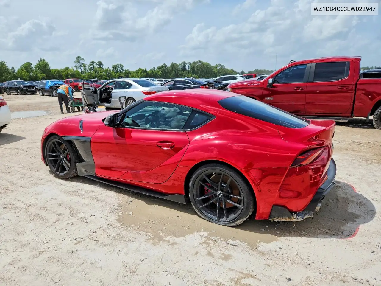 2020 Toyota Gr Supra Launch Edition VIN: WZ1DB4C03LW022947 Lot: 61534526