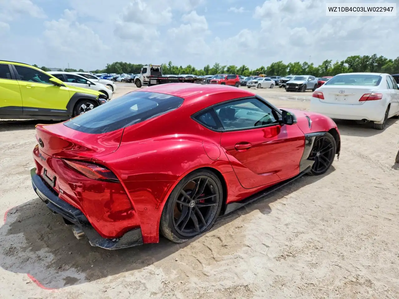 2020 Toyota Gr Supra Launch Edition VIN: WZ1DB4C03LW022947 Lot: 61534526