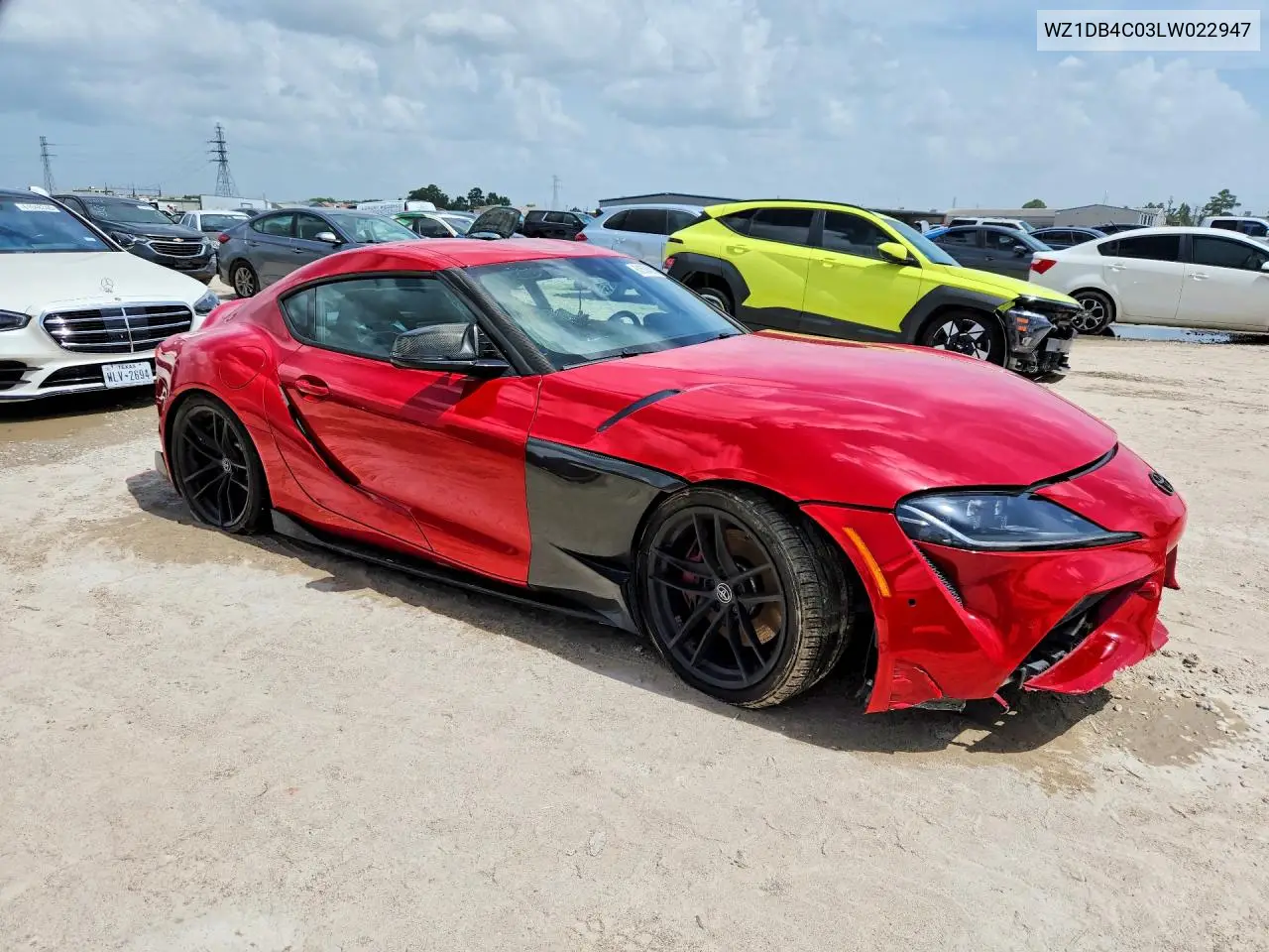 2020 Toyota Gr Supra Launch Edition VIN: WZ1DB4C03LW022947 Lot: 61534526