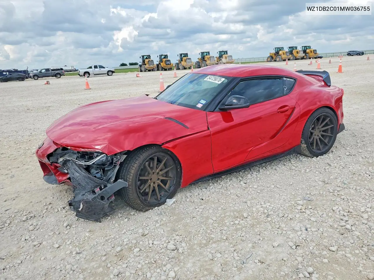 2021 Toyota Gr Supra 2.0 VIN: WZ1DB2C01MW036755 Lot: 54729076