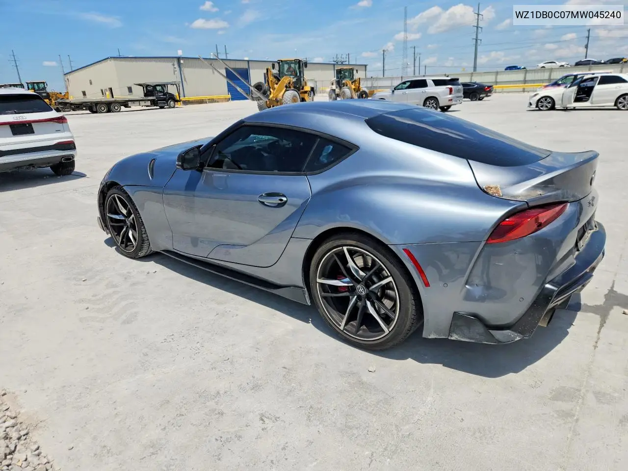 2021 Toyota Gr Supra 3.0 Premium VIN: WZ1DB0C07MW045240 Lot: 55823516