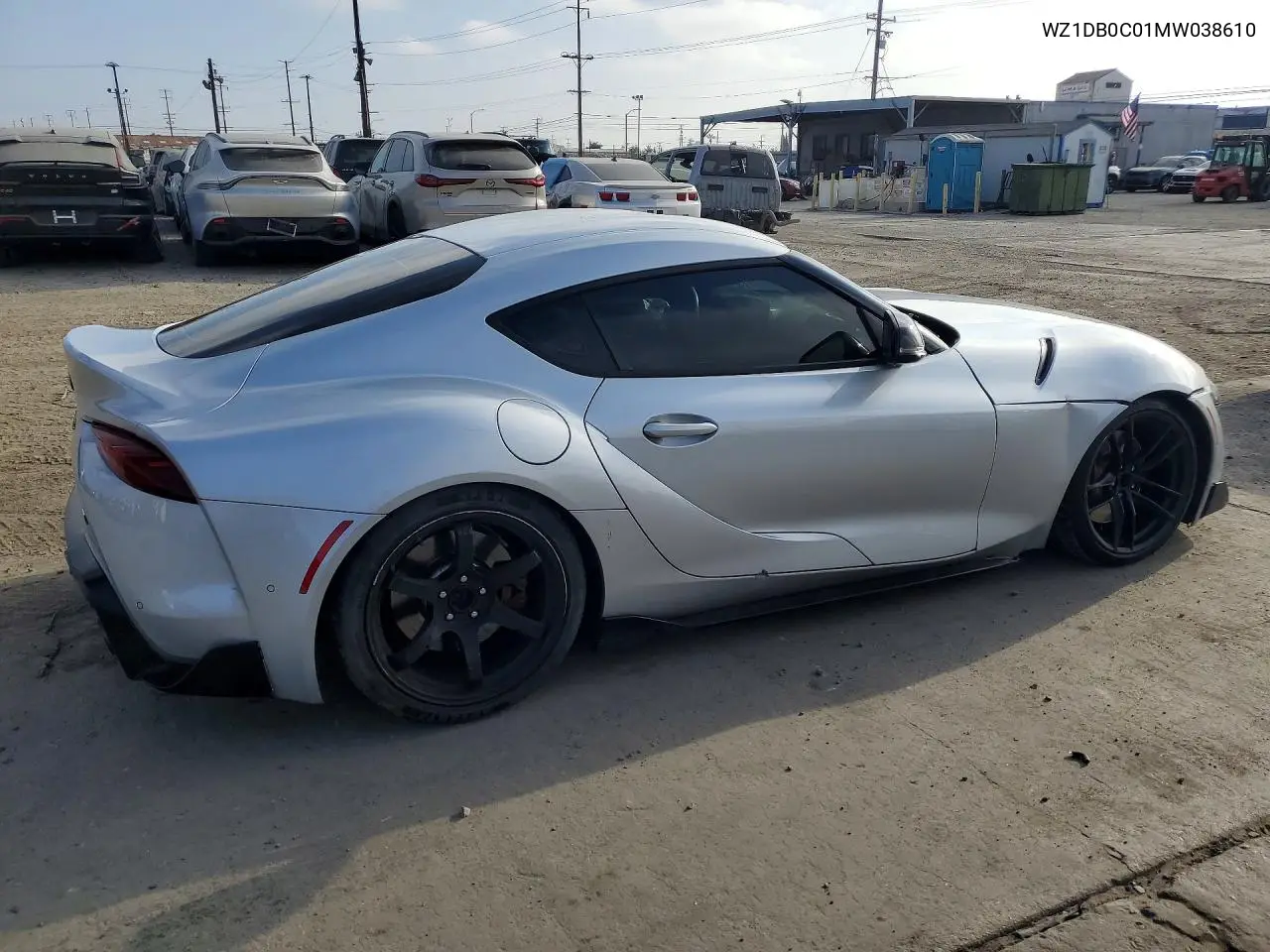 2021 Toyota Gr Supra 3.0 Premium VIN: WZ1DB0C01MW038610 Lot: 57200376