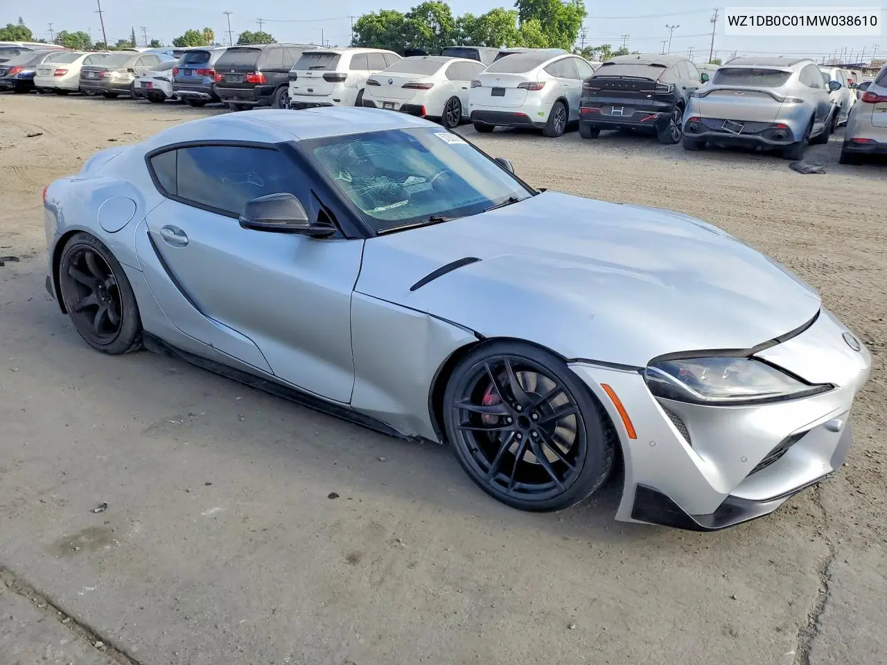 2021 Toyota Gr Supra 3.0 Premium VIN: WZ1DB0C01MW038610 Lot: 57200376