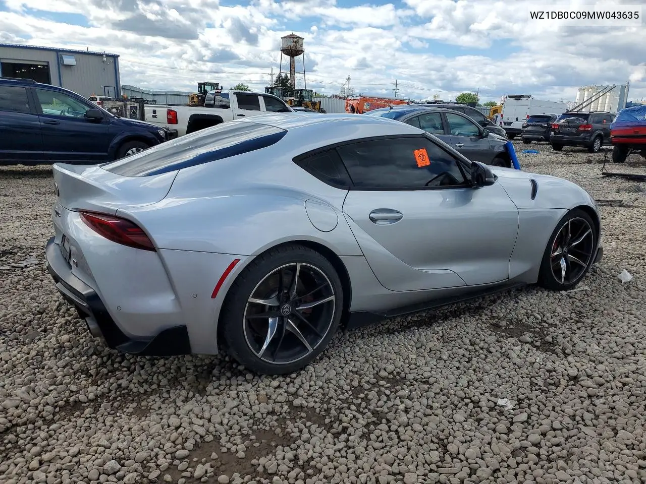 2021 Toyota Gr Supra 3.0 Premium VIN: WZ1DB0C09MW043635 Lot: 57446766