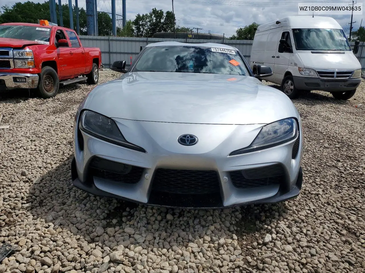 2021 Toyota Gr Supra 3.0 Premium VIN: WZ1DB0C09MW043635 Lot: 57446766