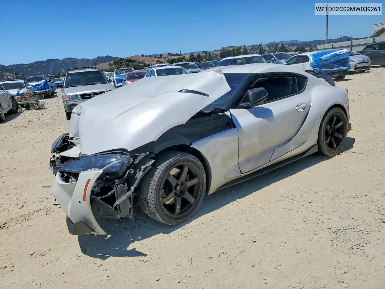 2021 Toyota Gr Supra 2.0 VIN: WZ1DB2C02MW039261 Lot: 58148526