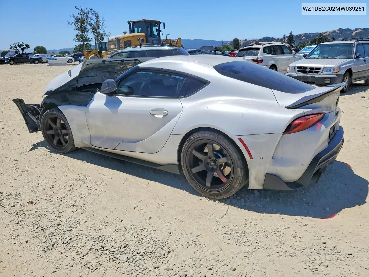 2021 Toyota Gr Supra 2.0 VIN: WZ1DB2C02MW039261 Lot: 58148526