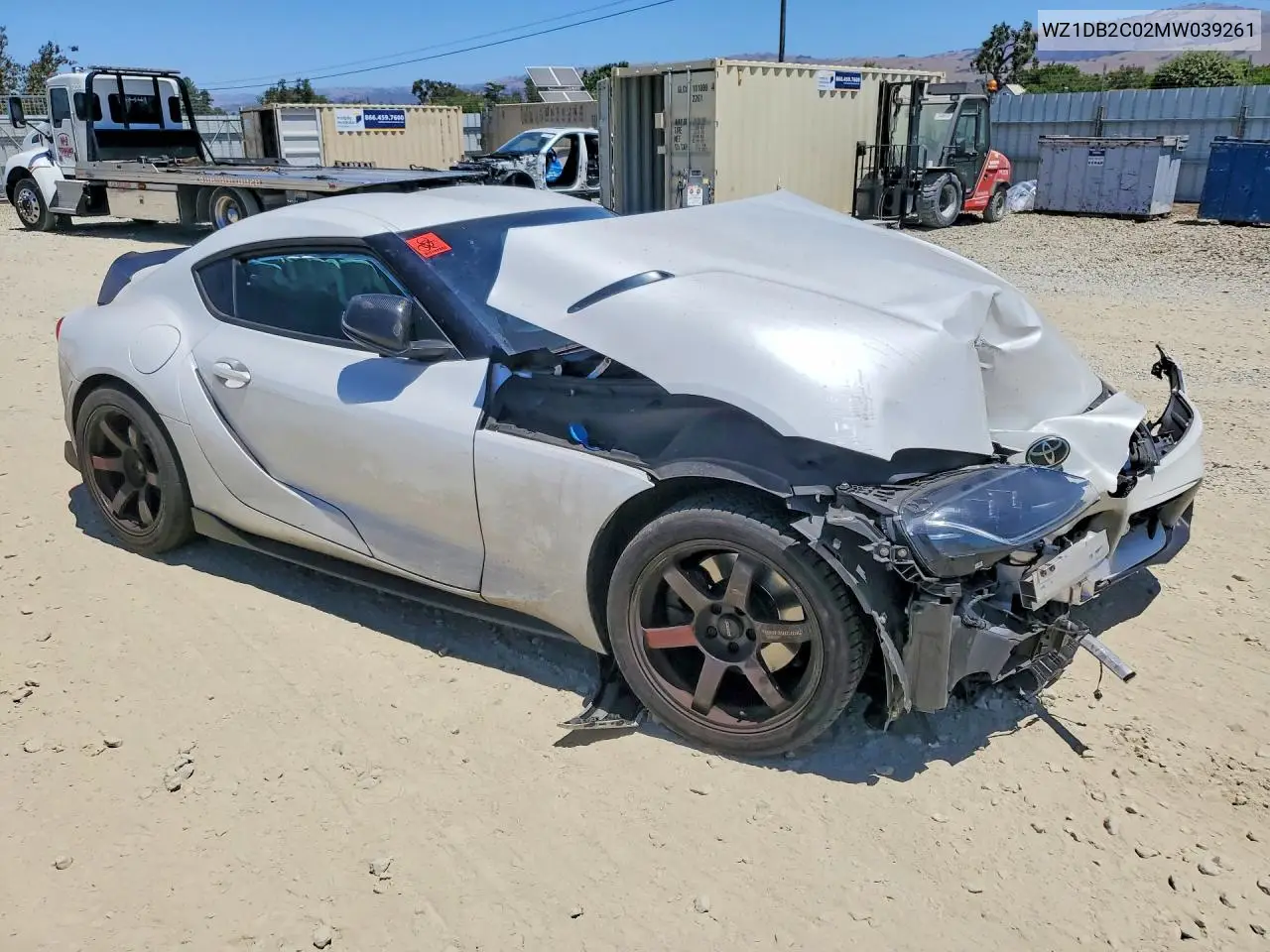 2021 Toyota Gr Supra 2.0 VIN: WZ1DB2C02MW039261 Lot: 58148526