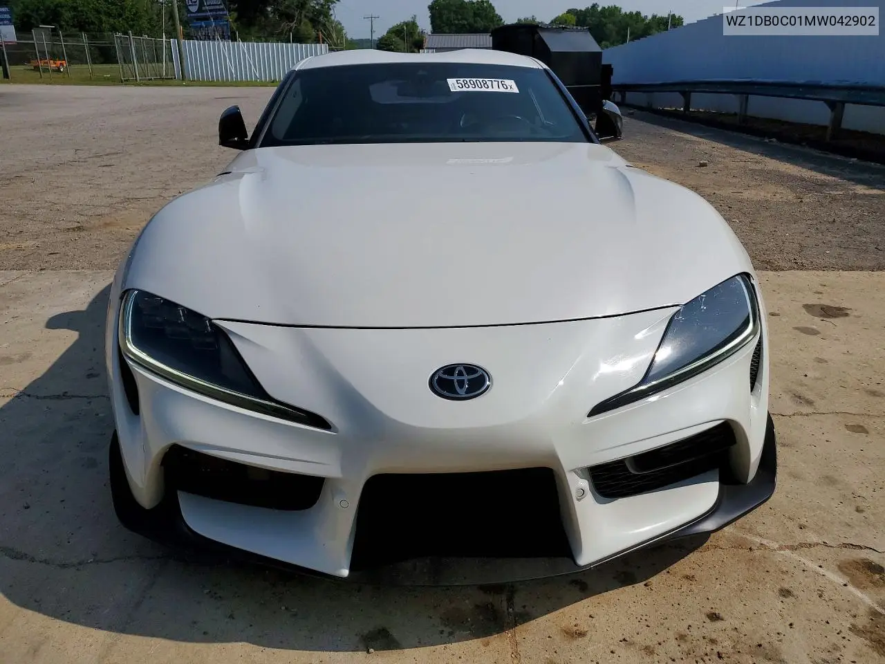 2021 Toyota Gr Supra 3.0 Premium VIN: WZ1DB0C01MW042902 Lot: 58908776