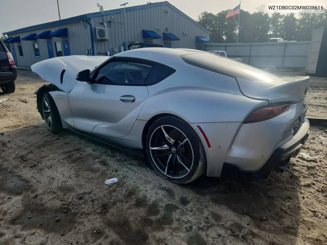 2021 Toyota Gr Supra 3.0 Premium VIN: WZ1DB0C02MW038616 Lot: 62276336