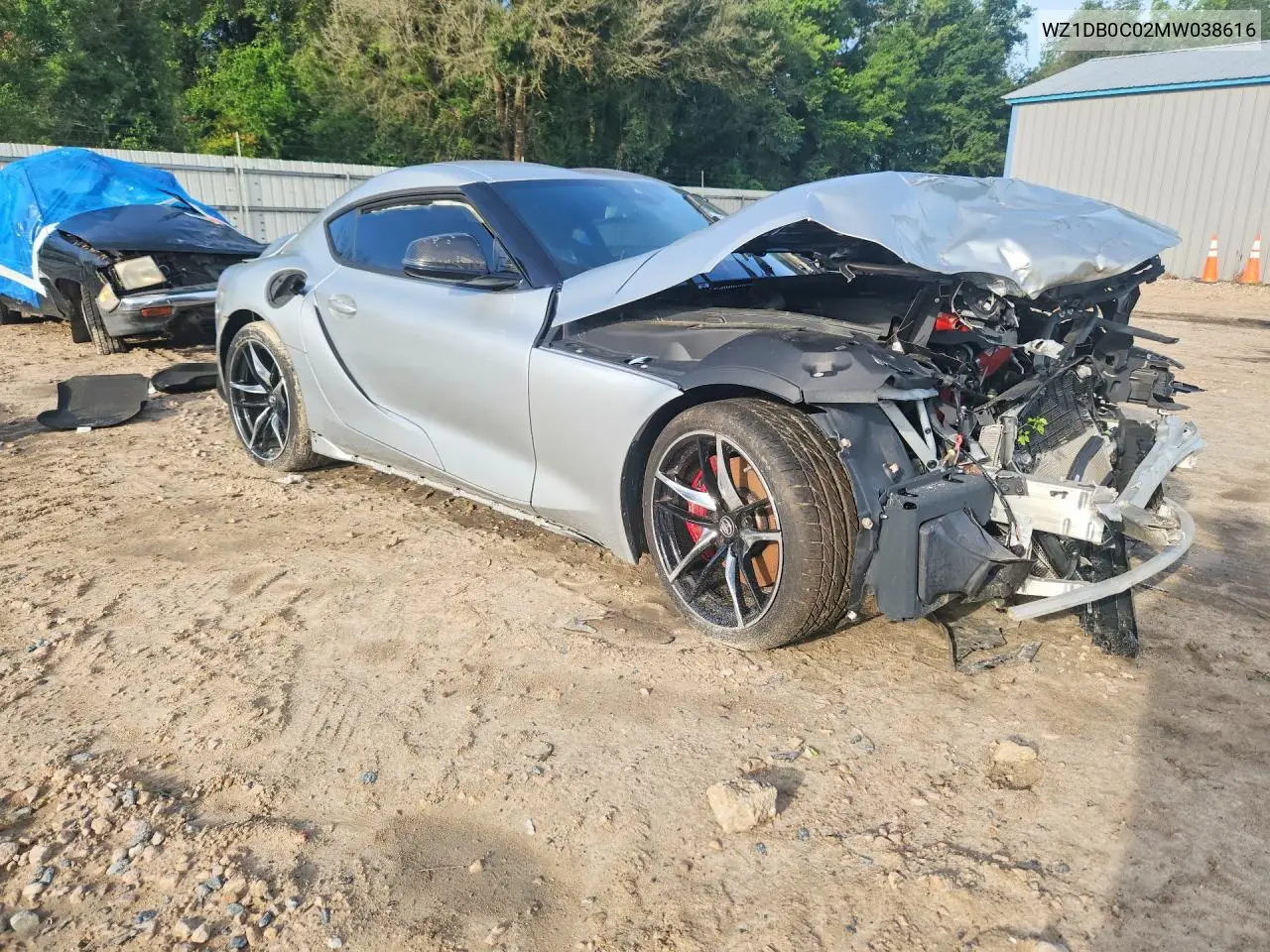 2021 Toyota Gr Supra 3.0 Premium VIN: WZ1DB0C02MW038616 Lot: 62276336