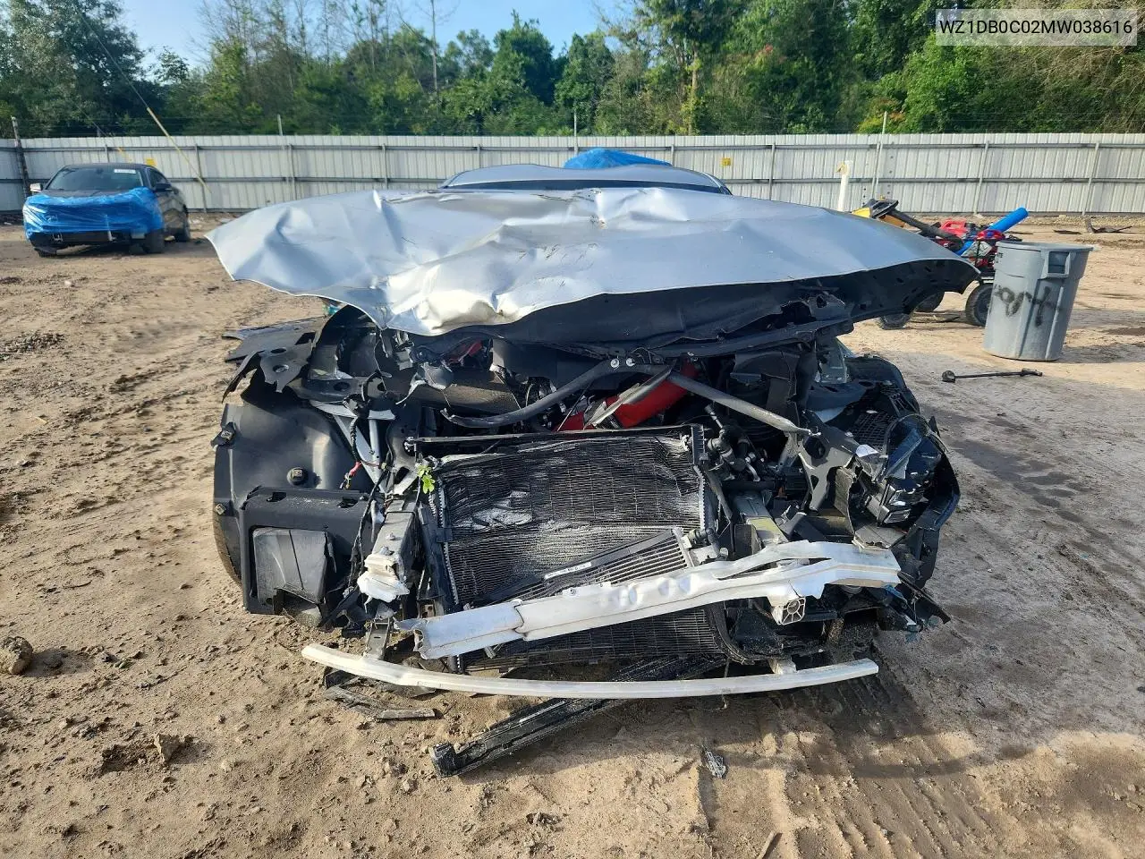 2021 Toyota Gr Supra 3.0 Premium VIN: WZ1DB0C02MW038616 Lot: 62276336