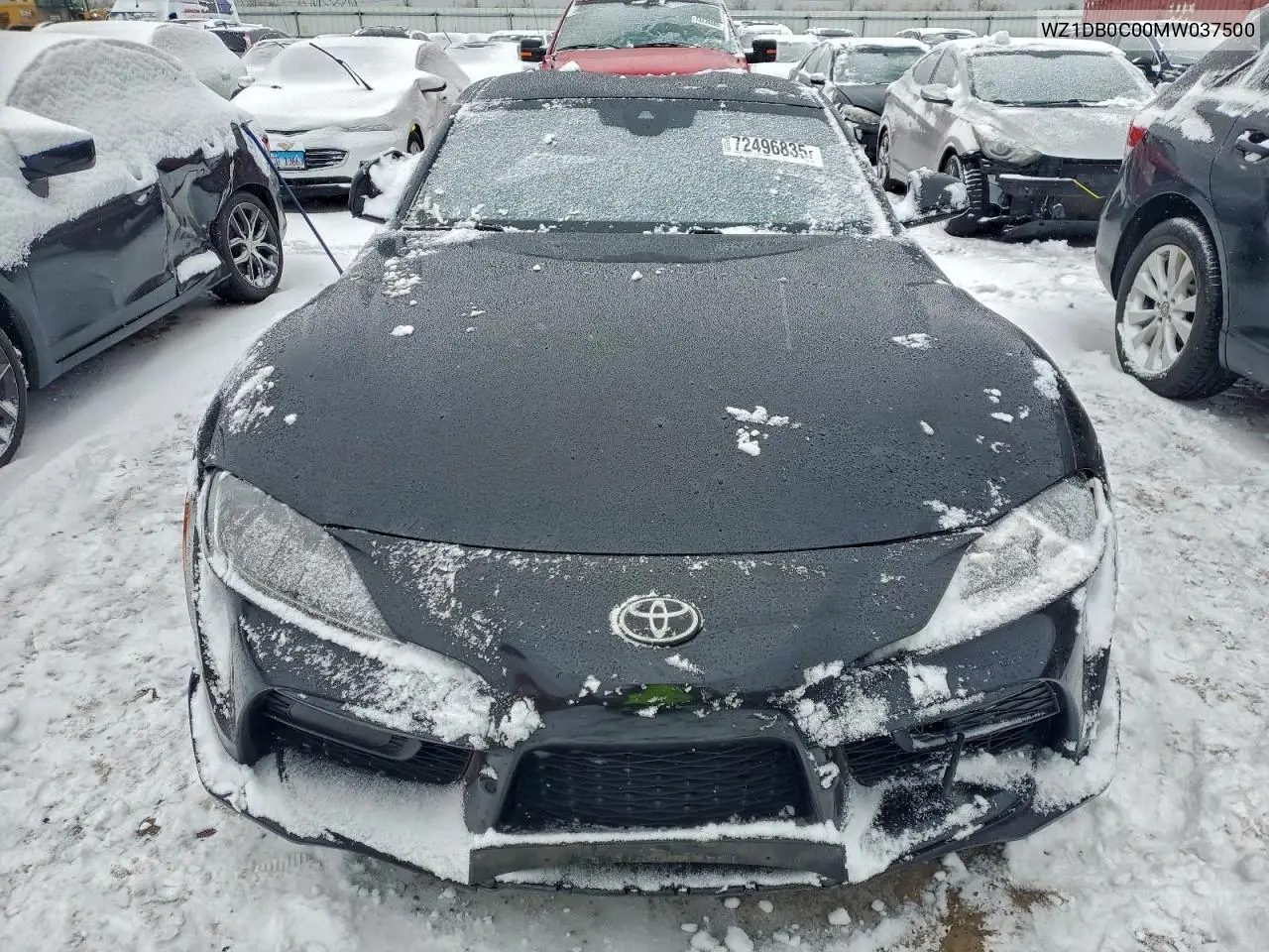 2021 Toyota Gr Supra A91 Edition VIN: WZ1DB0C00MW037500 Lot: 72496835