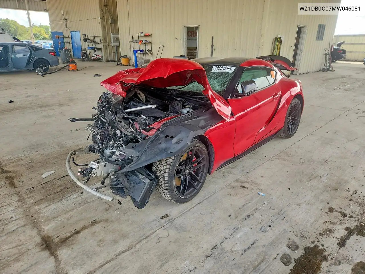 2021 Toyota Gr Supra 3.0 Premium VIN: WZ1DB0C07MW046081 Lot: 79601895