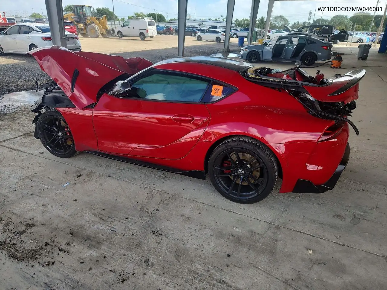 2021 Toyota Gr Supra 3.0 Premium VIN: WZ1DB0C07MW046081 Lot: 79601895