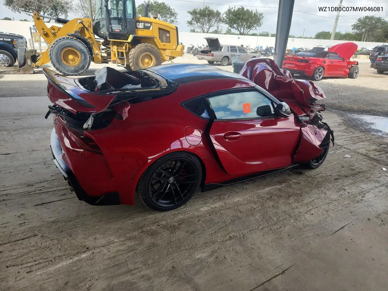 2021 Toyota Gr Supra 3.0 Premium VIN: WZ1DB0C07MW046081 Lot: 79601895