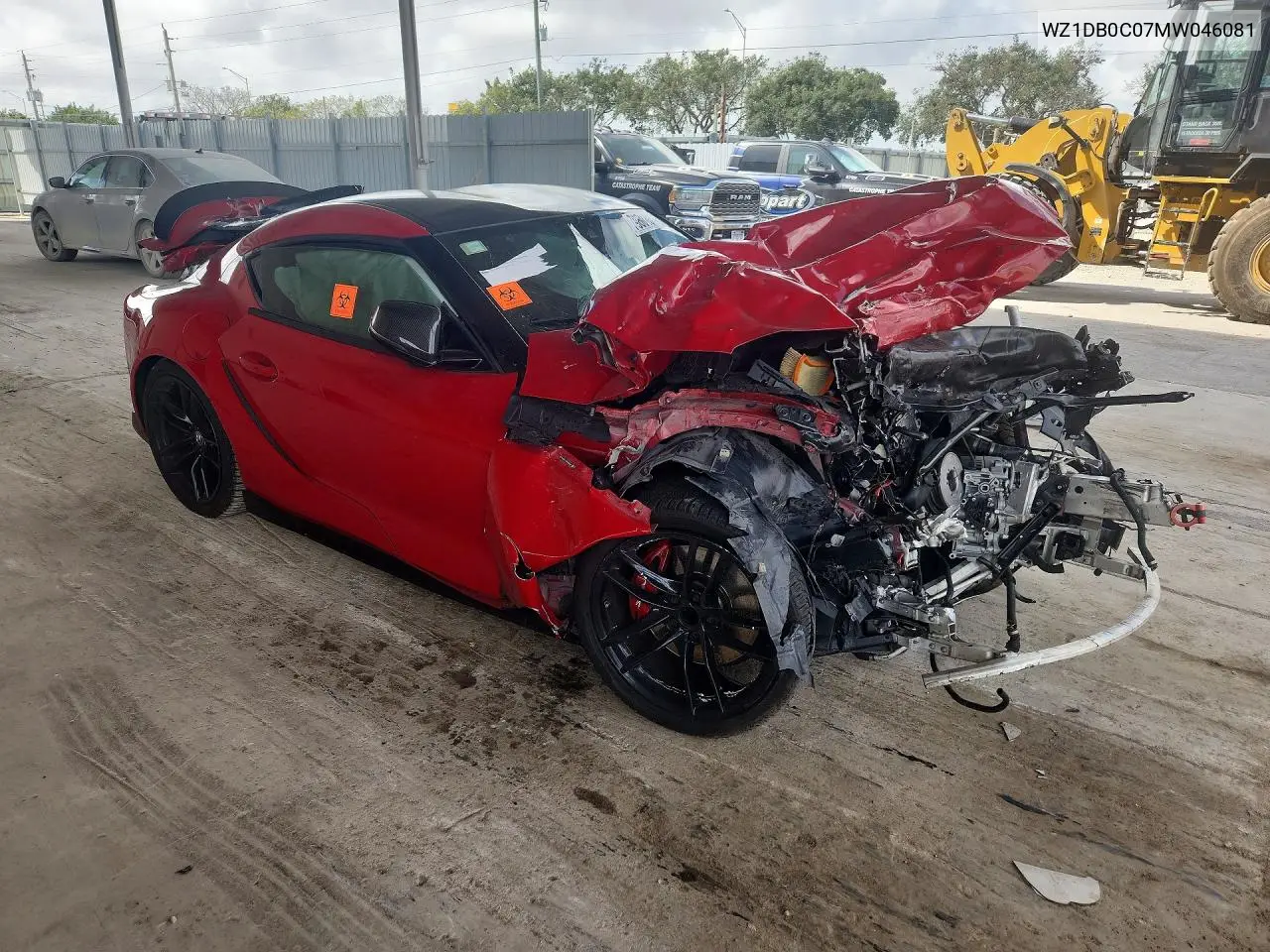 2021 Toyota Gr Supra 3.0 Premium VIN: WZ1DB0C07MW046081 Lot: 79601895