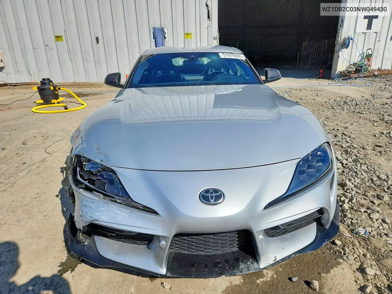 2022 Toyota Gr Supra 2.0 VIN: WZ1DB2C03NW049430 Lot: 51976886