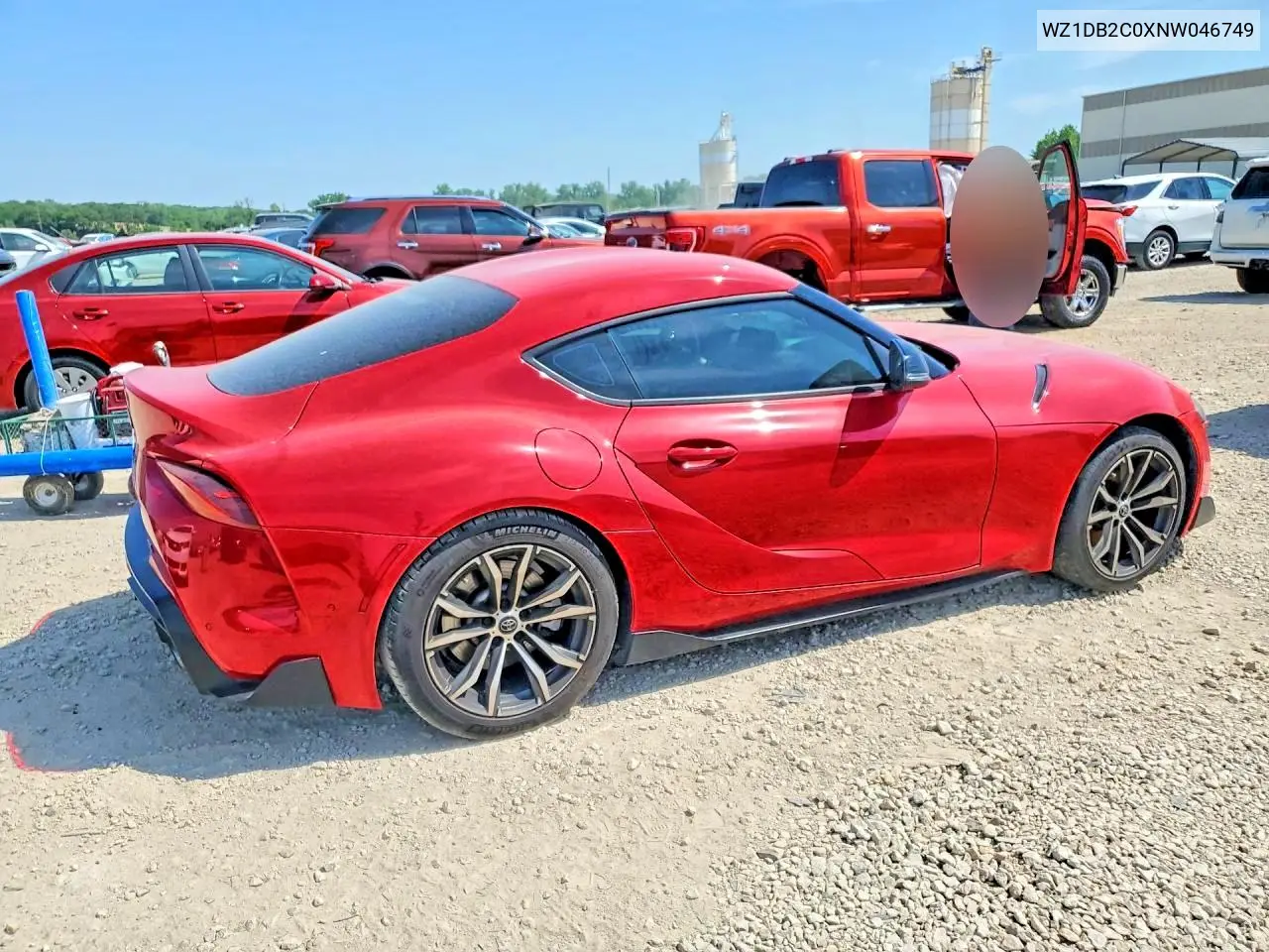 2022 Toyota Gr Supra 2.0 VIN: WZ1DB2C0XNW046749 Lot: 53445086