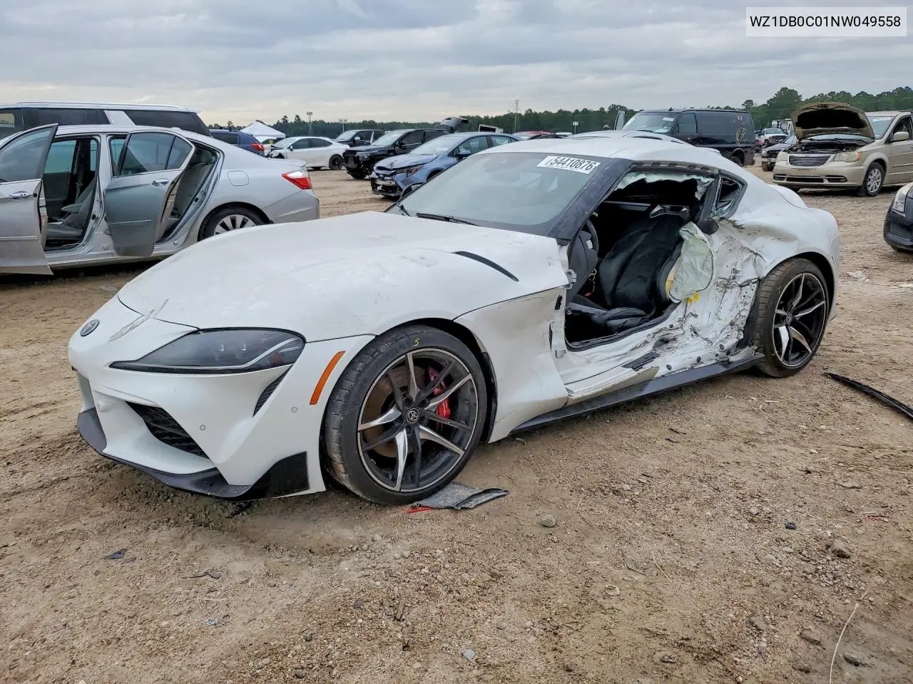 2022 Toyota Gr Supra 3.0 Premium VIN: WZ1DB0C01NW049558 Lot: 54410876